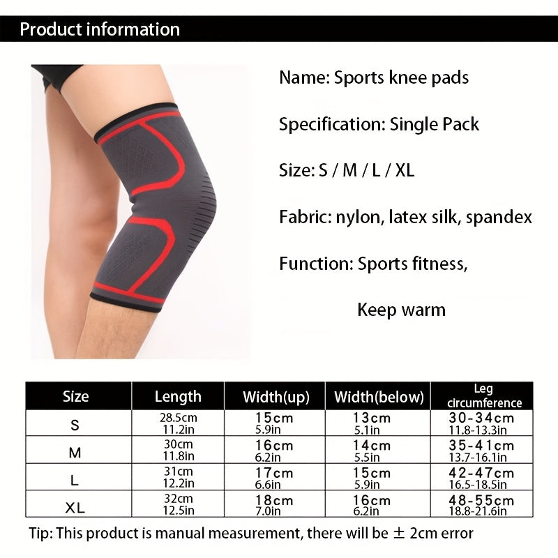 Pack de 2 rodilleras de compresión para correr, ciclismo, levantamiento de pesas, soporte, múltiples colores