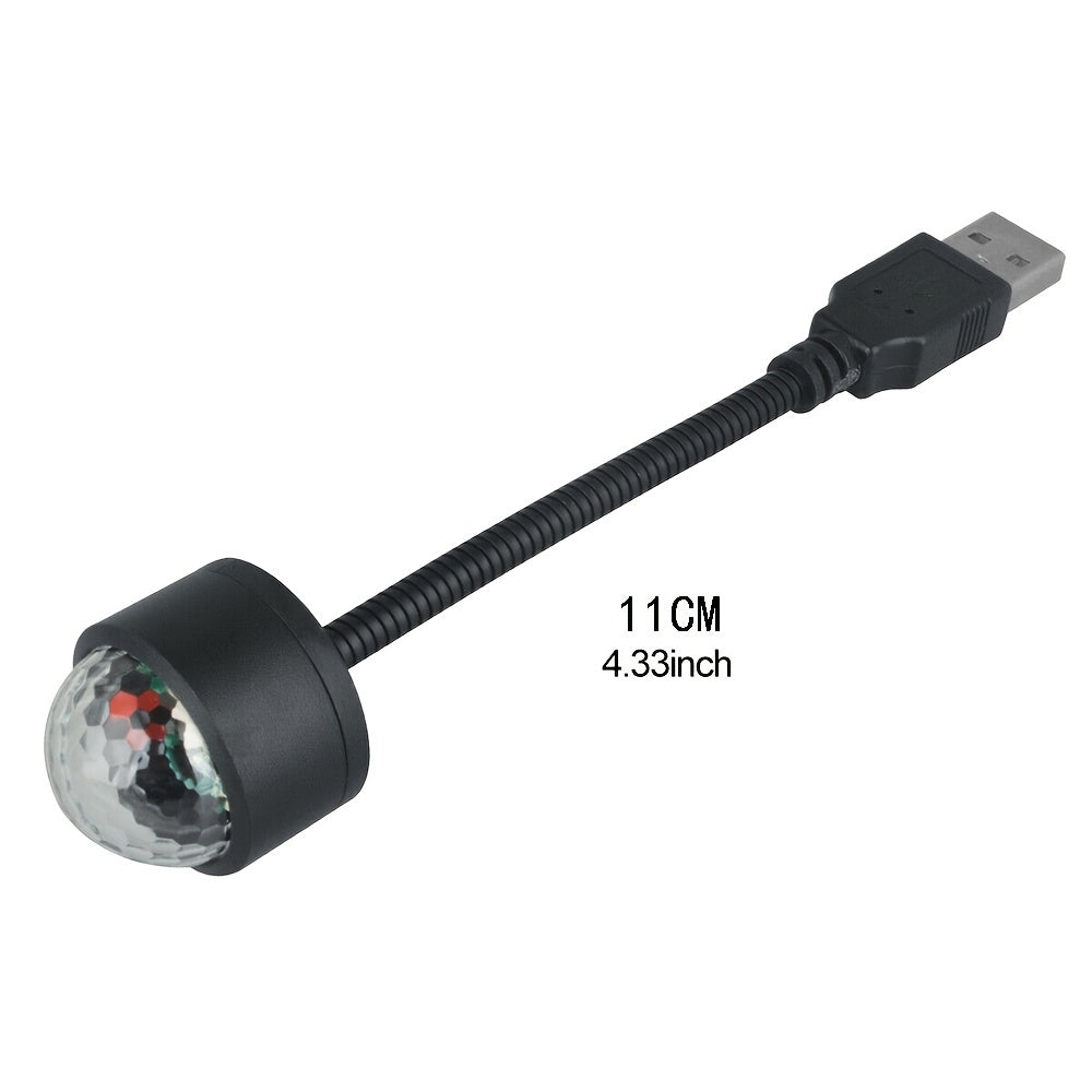 11cm USB atrof-muhit yorug'ligi, rang-barang egiluvchan atmosfera bilan, avtomobil va ichki foydalanish uchun