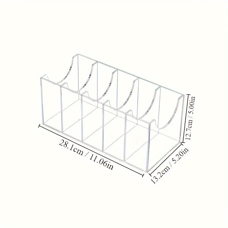 Прозрачная коробка для хранения ремней и галстуков с несколькими отделениями для мужчин и женщин