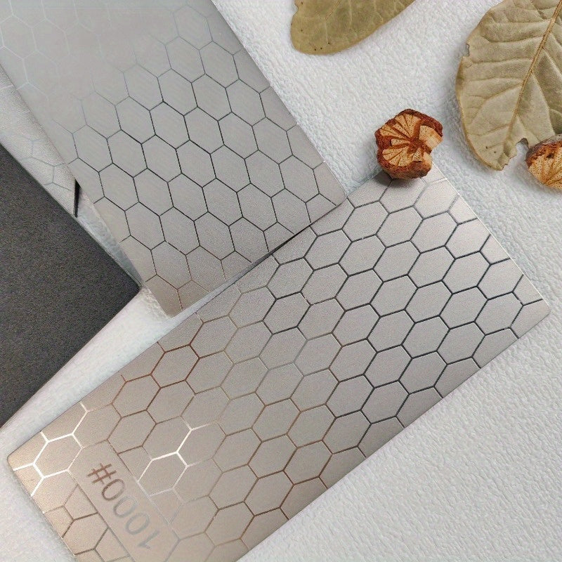 Oshxona pichog'ini sharpen qilish to'plami, olmos bilan qirqish pad va tormozsiz asos bilan