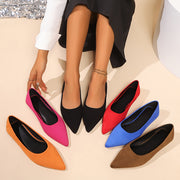 Women's Flat Shoes Solid Color Comfortable Casual Flat Bottom Shoes
