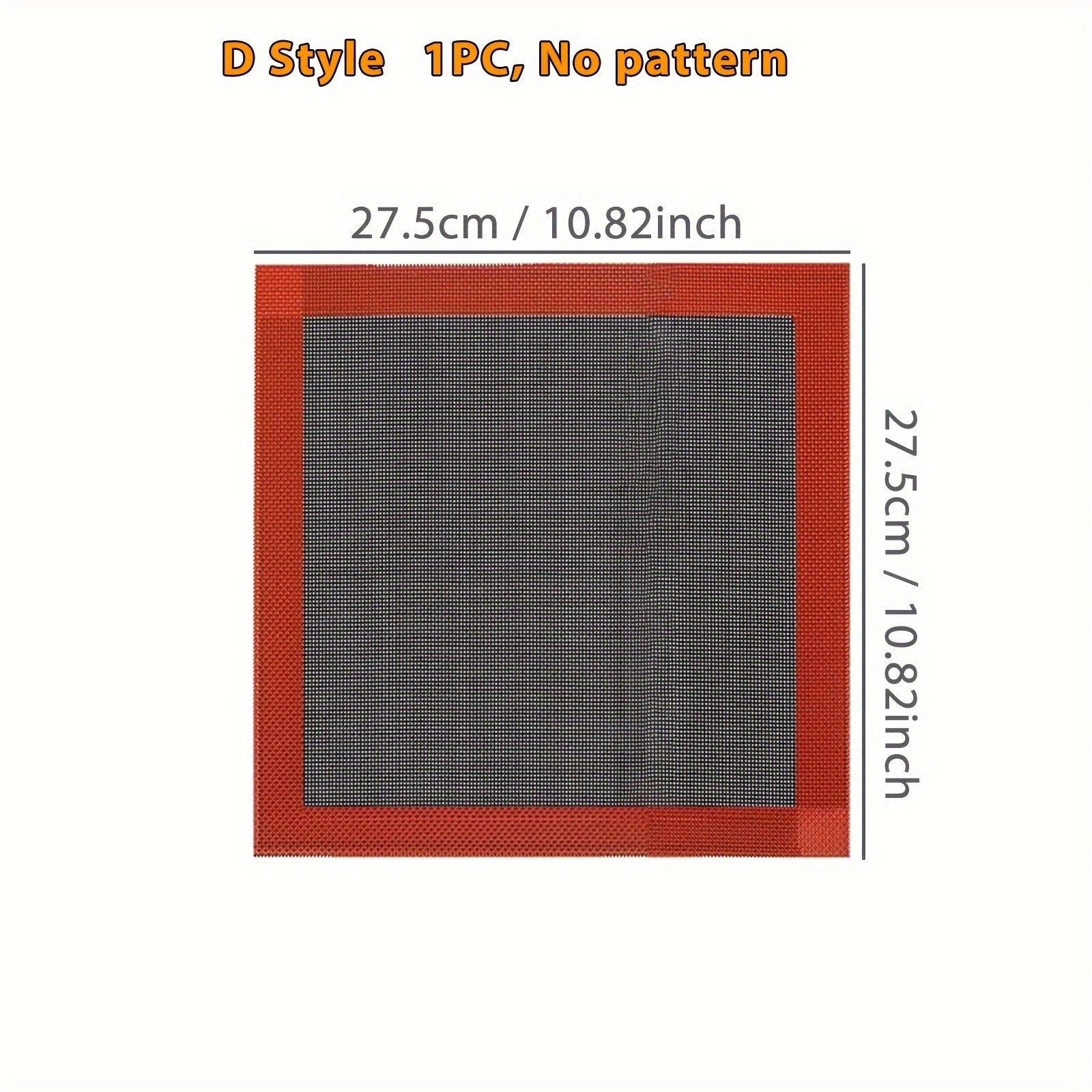 Hollow Baking Mats Set with Black Background Non-Stick Silicone Baking Sheets