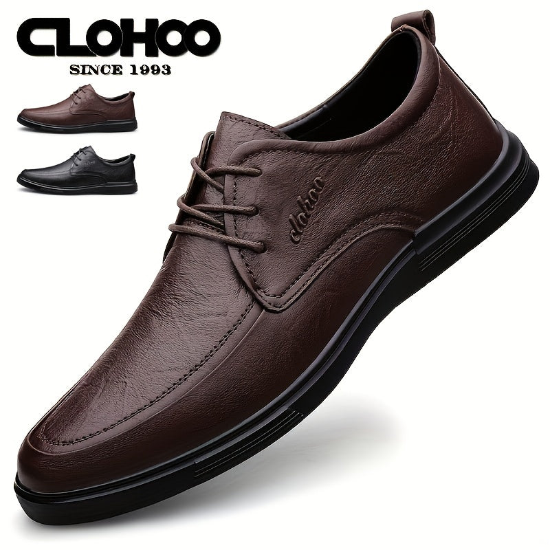 Men's Casual Dress Shoes Leather Rubber Sole Business Office Spring Summer Autumn