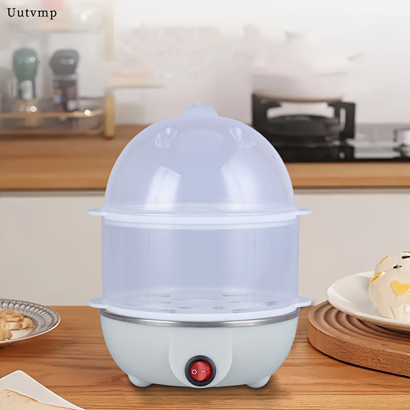 2-in-1 Egg Boiler and Steamer with Auto Power Off