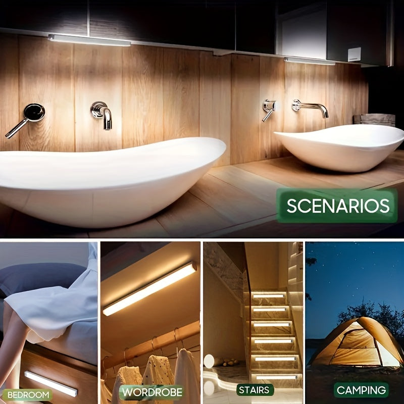 Wireless LED Motion Sensor Light Strip for Cabinets and Hallways