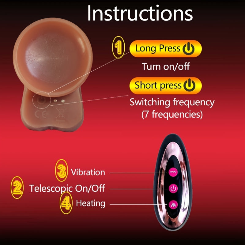 Ayollar uchun Silikon haqiqiy dildo, suv o'tkazmaydigan quvvat bilan, vibratsiya va masofadan boshqarish bilan