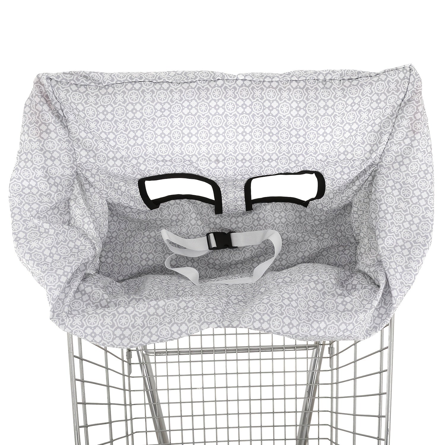 Baby Seat Cushion Waterproof Small Broken Flowers for Shopping Cart and High Chair