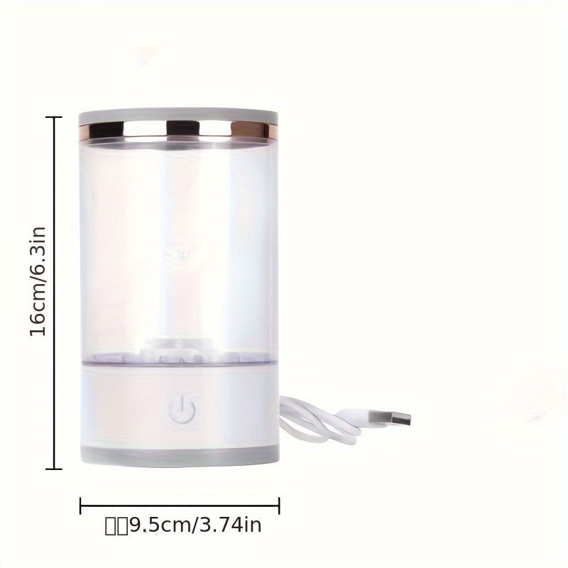 USB quvvatlangan makiyaj cho'tkasi tozalagichi maktabga qaytish uchun; batareyalar talab qilinmaydi, hidsiz, zarur go'zallik asboblari aksessuari.