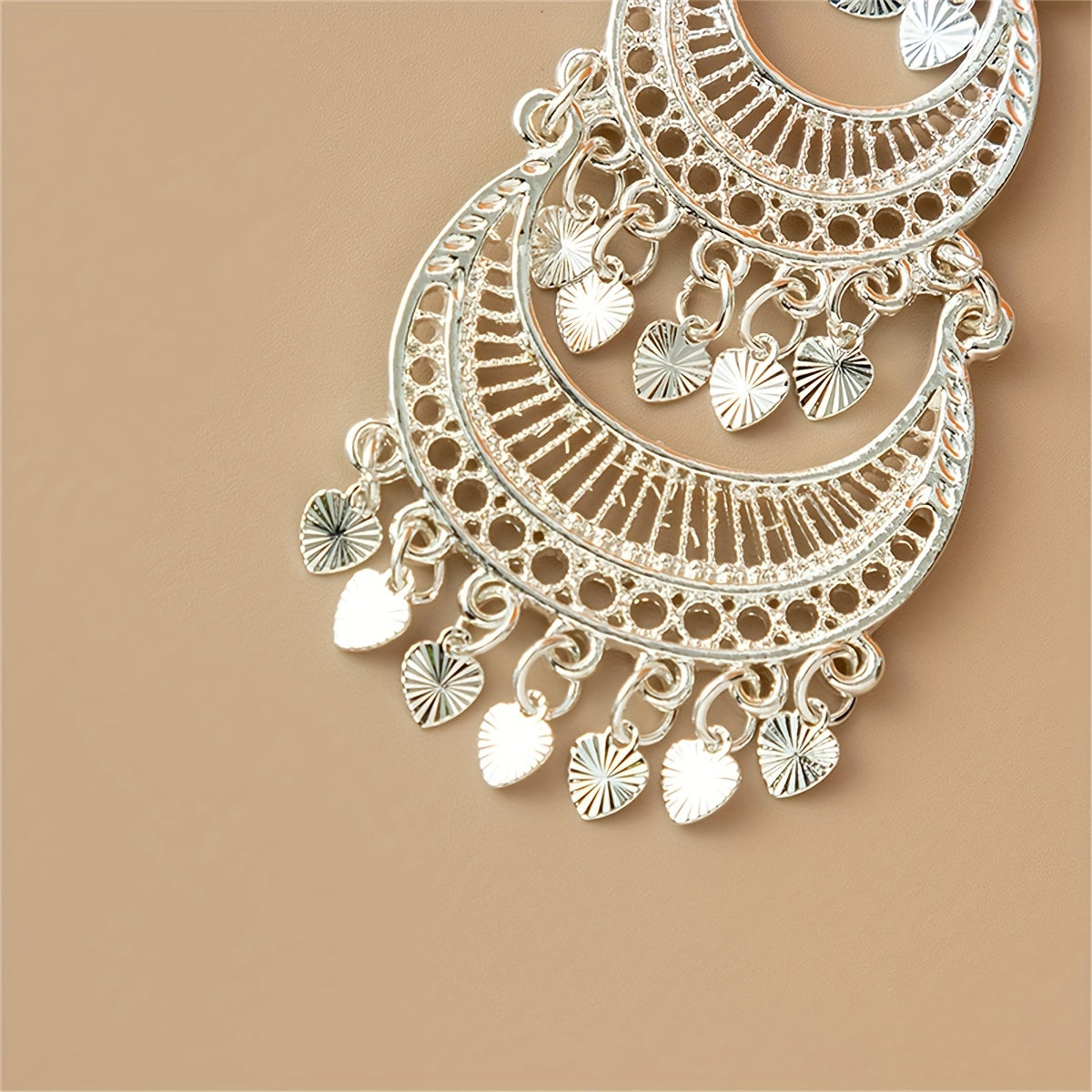 Vintage Arabic Style Lady Moon Bay Droplet Earrings for Weddings and Elegant Events