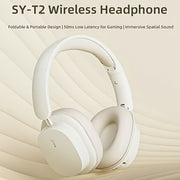 Wireless Noise-Canceling Headphones with Deep Bass and Built-in Microphone