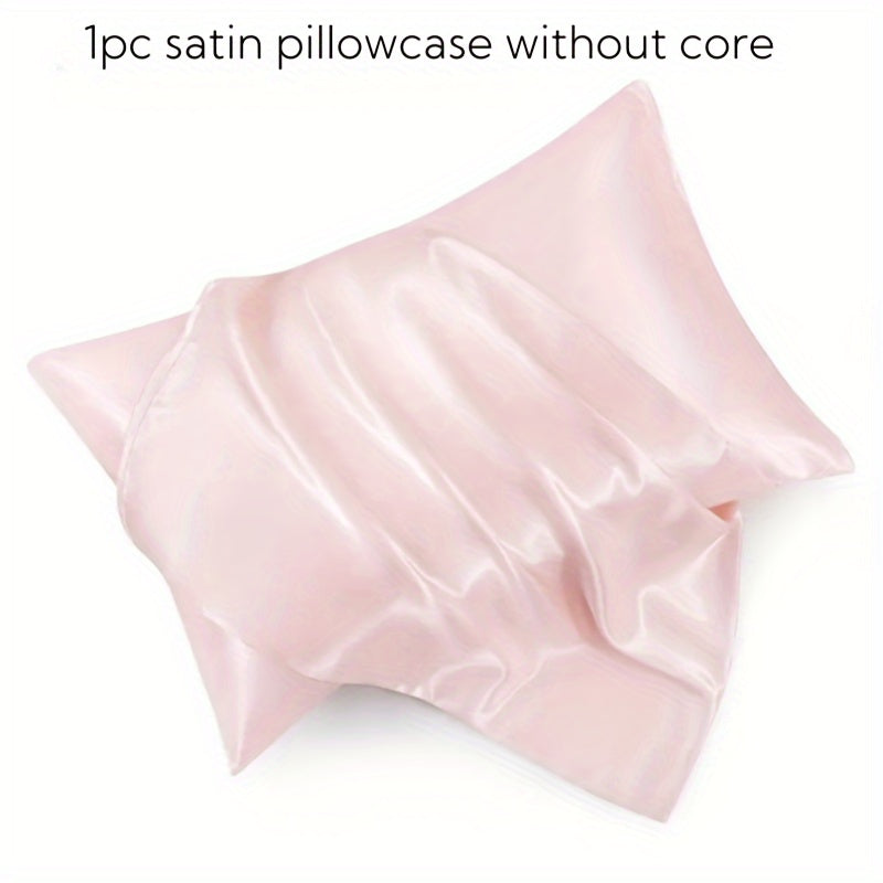 Luxurious Silky Satin Pillowcase for Hair and Skin, Lightweight, Woven Polyester