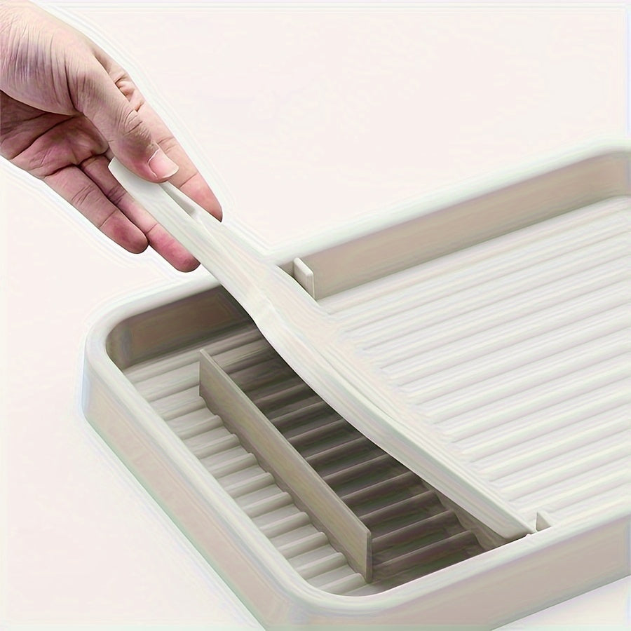 Pot Lid Organizer Wall Mount and Tabletop Kitchen Storage Shelf