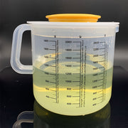 Pishirish, pishirish, sut choyi restoran uchun 2.5L shaffof aralashtirish idishi va qopqog'i