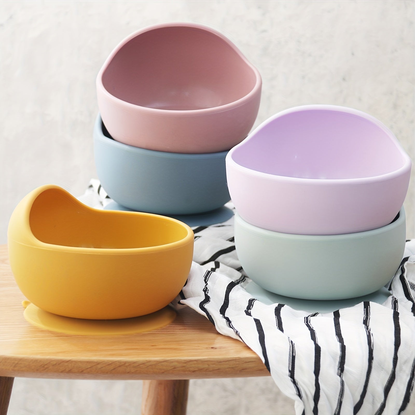 Baby Feeding Bowl Silicone Durable Food Grade Non-Toxic for Babies and Toddlers