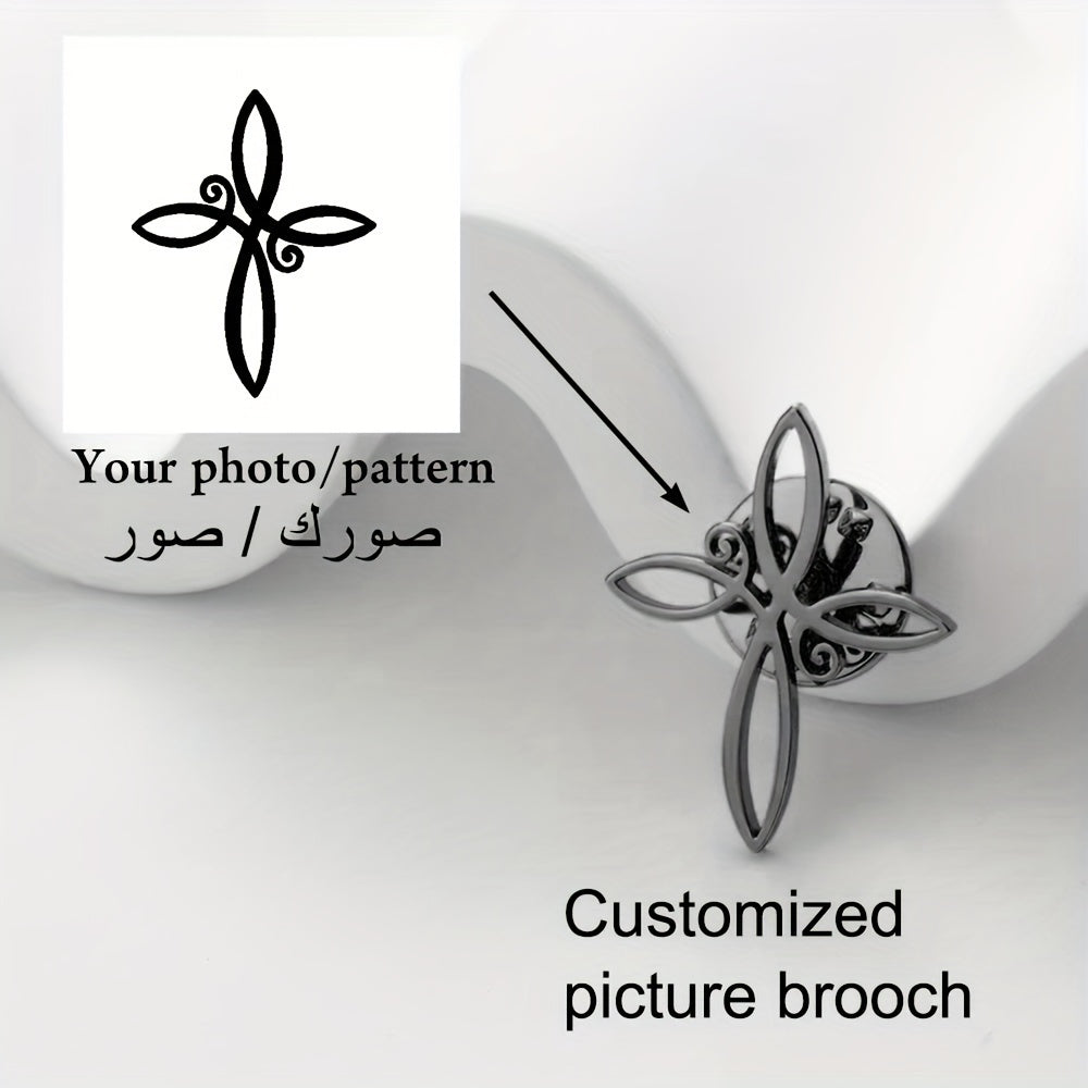 Shaxsiylashtirilgan zanglamaydigan po'latdan yasalgan broshlar, maxsus logotiplar va oilaviy sovg'alar