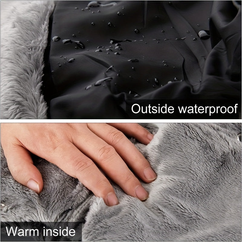 Warm Winter Gloves for Strollers Bikes and Trailers Waterproof Fleece Gear