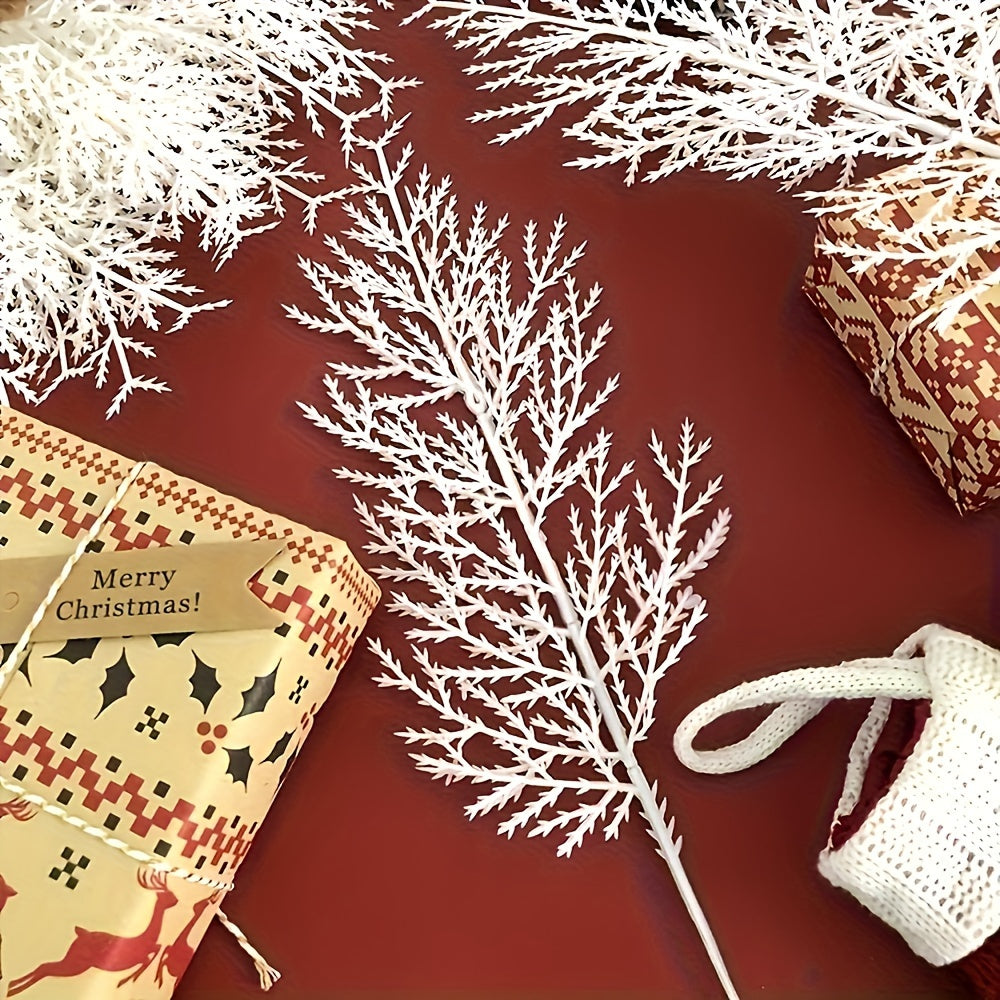 White Pine Branches for Christmas Decor No Electricity or Batteries Seasonal Floral Arrangements