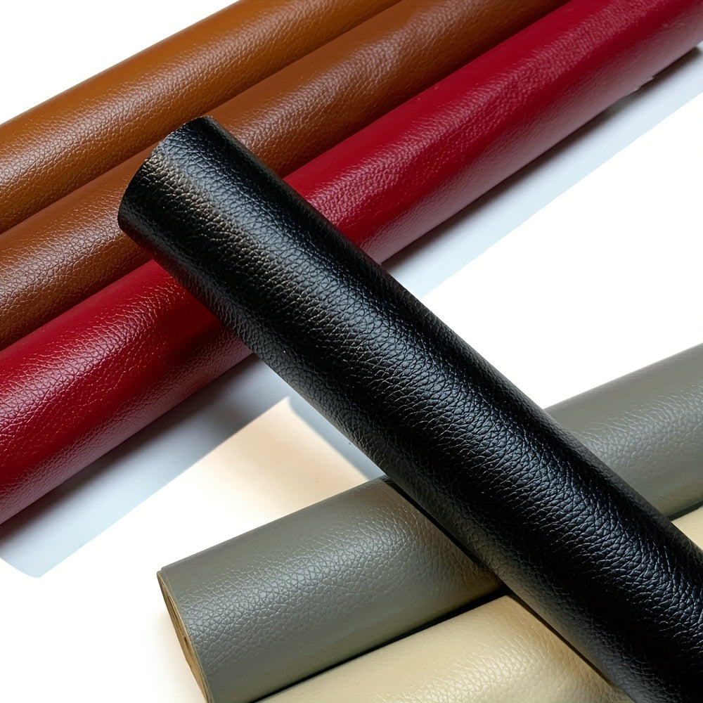 O'z-o'zidan yopishadigan sun'iy charm ta'mirlash filmi 35x50cm suv o'tkazmaydigan, chiroyli, yorilishga chidamli bej