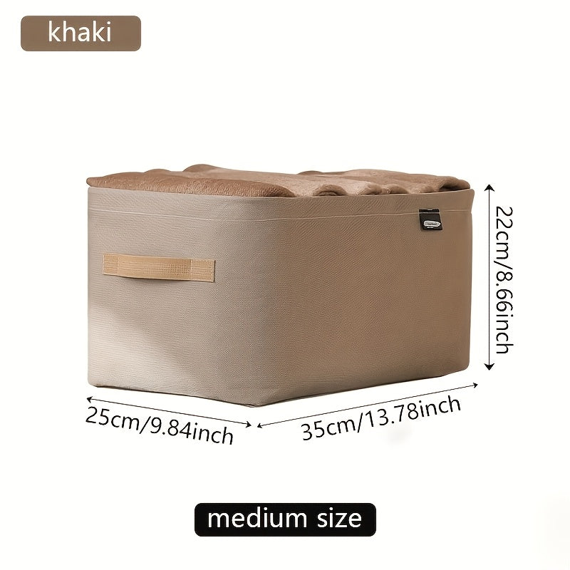 Clothes Storage Box with Handles Lightweight Wardrobe Organizer