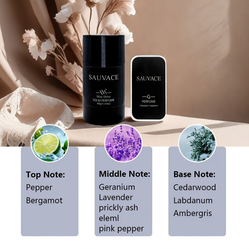 Men's Solid Woody Perfume Long-Lasting Formaldehyde-Free Plant-Based Gift