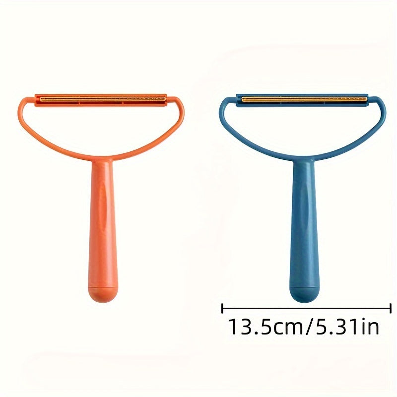 Portativ qo'lda hayvon parvarishi cho'tkasi - Gilam, palto, kiyim, to'qish, yumshoq materiallar uchun ko'p funksiyali soch olib tashlash vositasi - Elektr energiyasi talab qilinmaydi, hayvonlar uchun depilatsiya to'pi qirqish - Hayvonlar uchun jihozlar