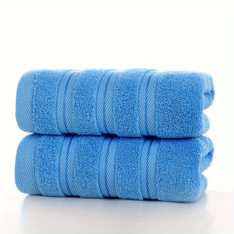 Gray Cotton Velvet Towel 420 GSM Absorbent Durable for Bath or Beach