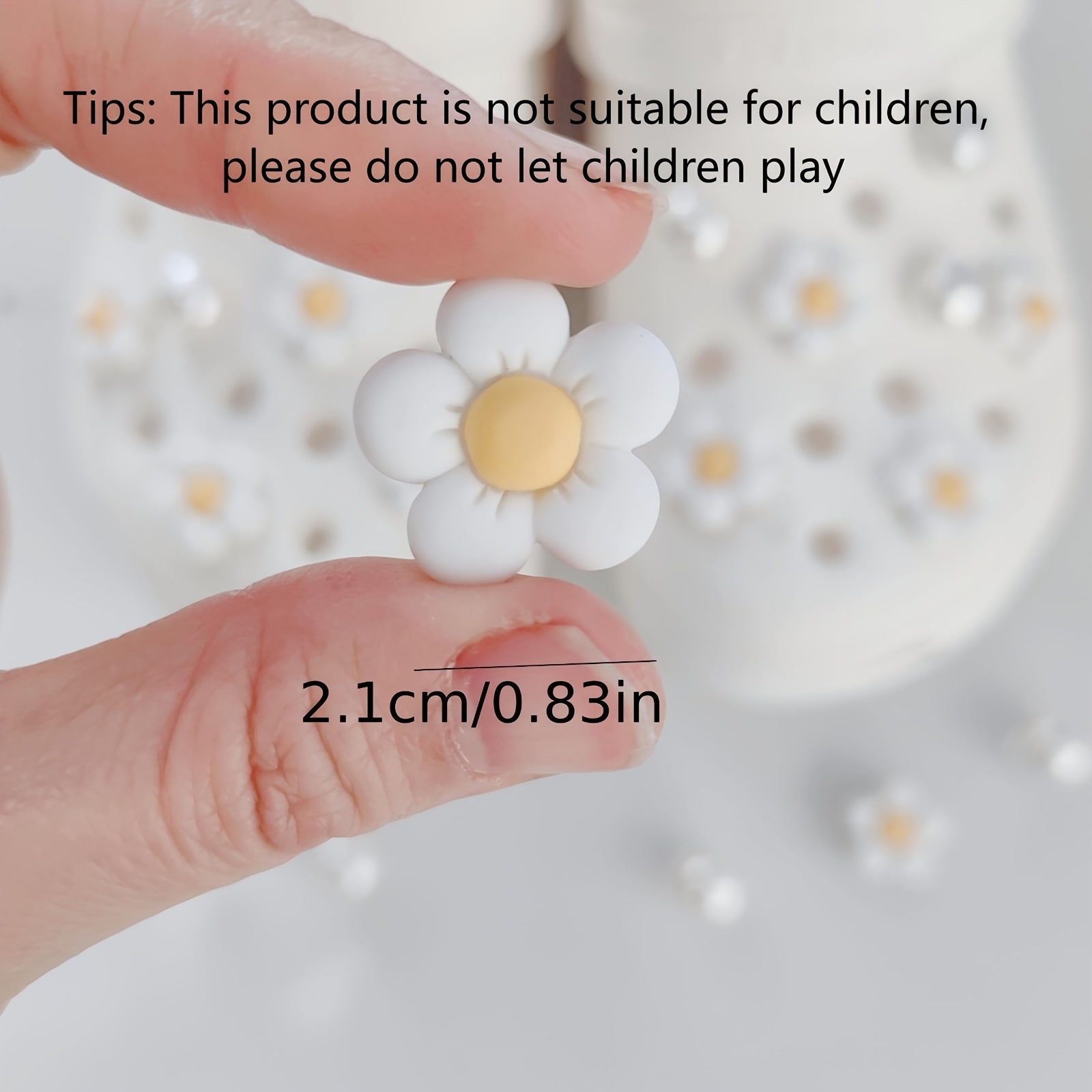 Unisex Resin Shoe Charms with Shoes Buckles for Decoration Set of 6 or 12