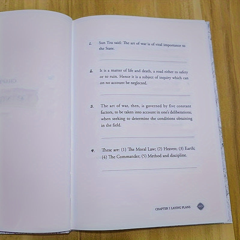 The Art of War Sun Tzu Military Strategy Book Paperback English 113 Pages