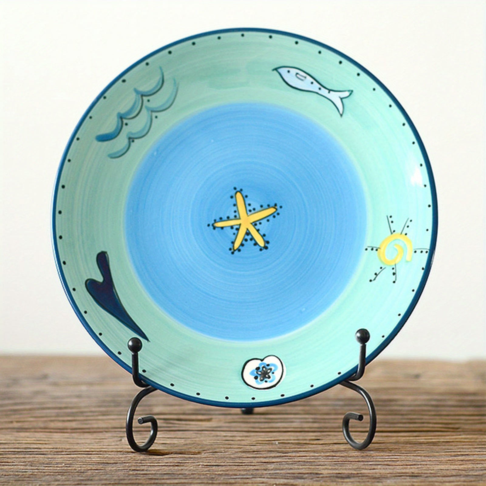 Multi-Functional Iron Display Stand for Plates Pictures Tablets and Art