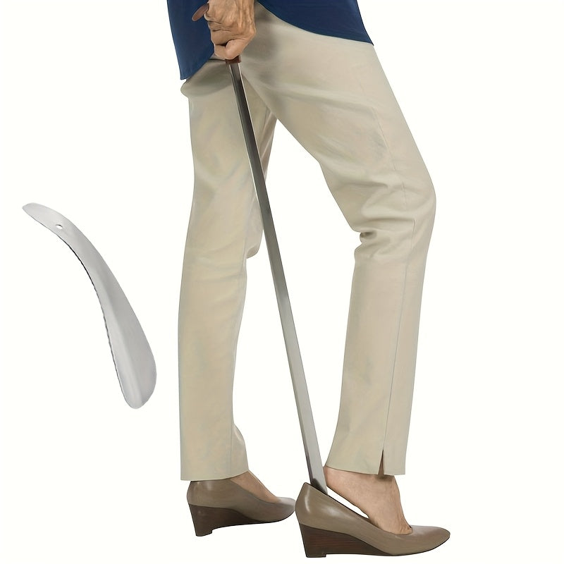 Unisex Metal Shoe Horn, 57.91cm, Reach Assist, for Seniors and Adults