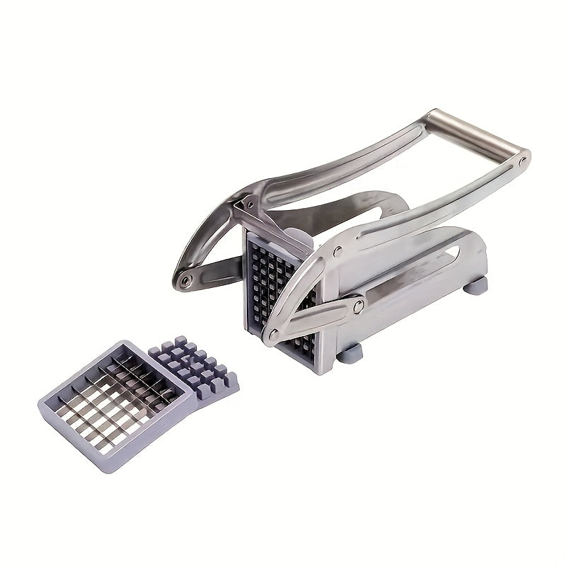 Stainless Steel Manual Potato Slicer French Fry Cutter Handheld Veggie Chopper