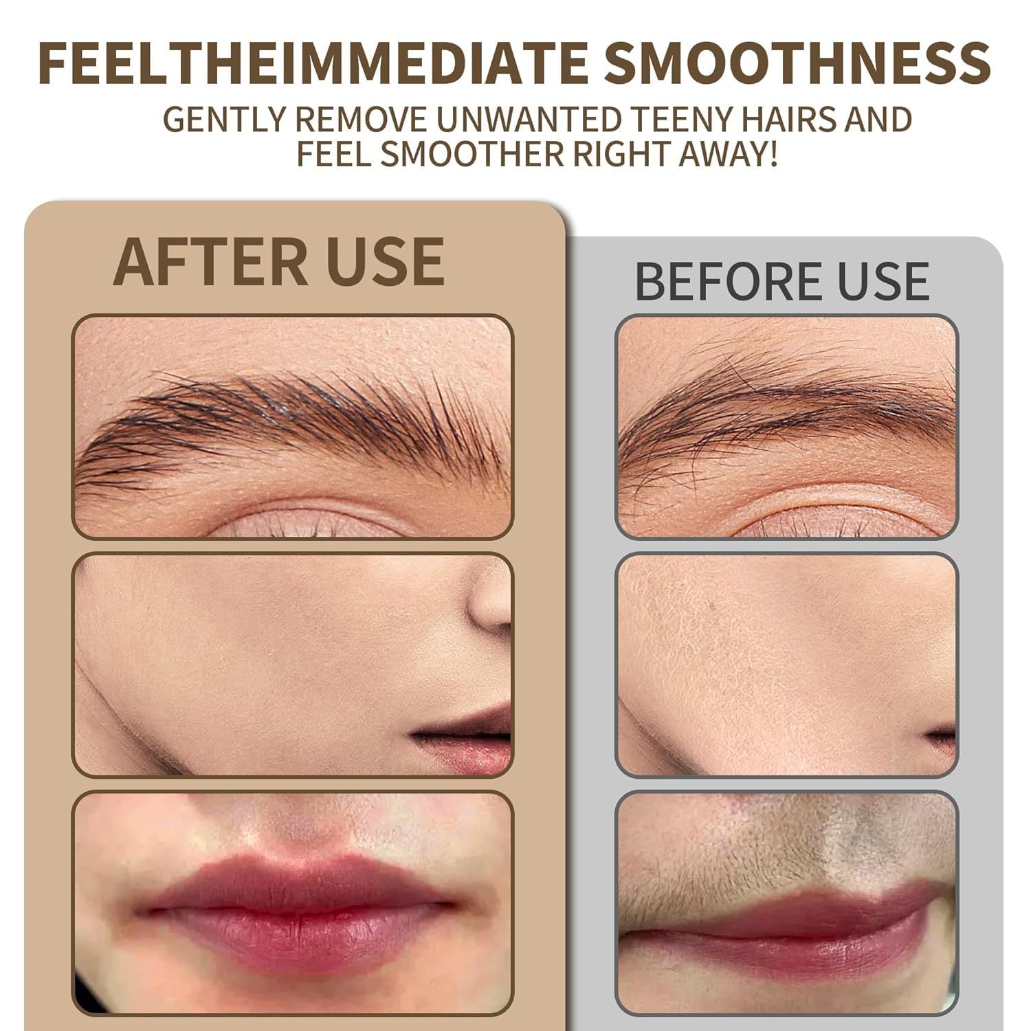 Rasuradoras de cejas, herramienta para depilación facial y exfoliación, paquete de 6