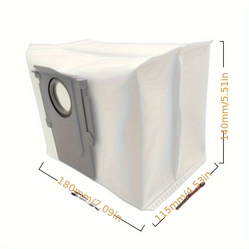 Roborock S8+, S8 Pro Ultra, S7 Max Ultra/MaxV Ultra, Q5+, Q5 Pro+, Q7+, Q7 Max+, Q8 Max+ robot tozalagichlari uchun mos keladigan chang sumkalari - 12 ta katta sig'imli bir martalik sumkalar to'plami