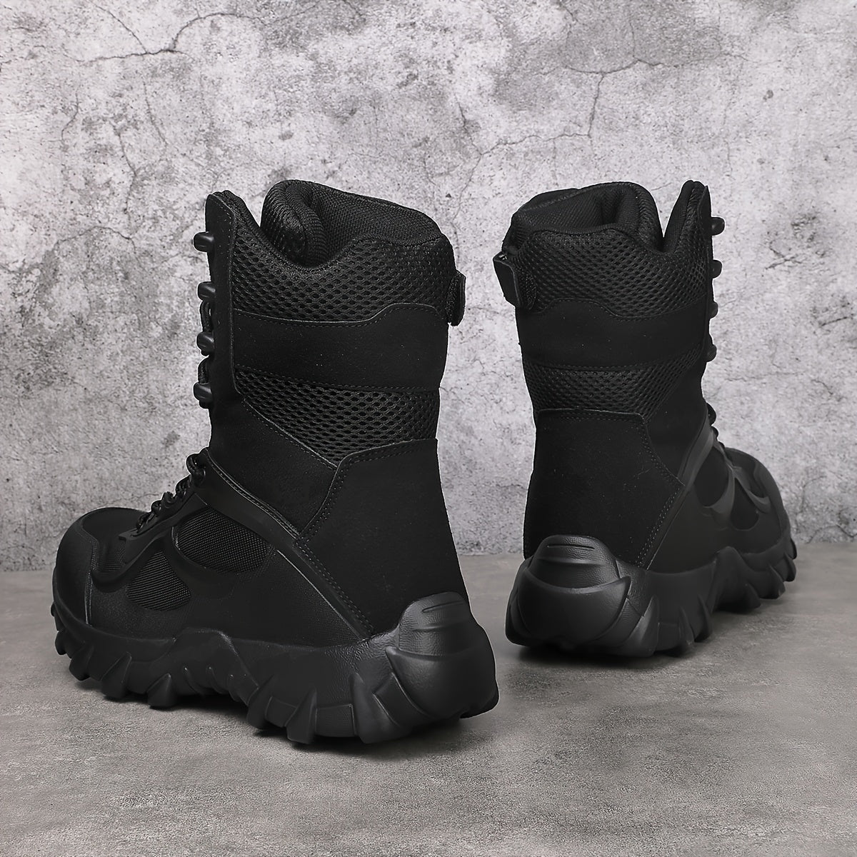 Women Winter Tactical Boots Slip-Resistant Lightweight Warm Hiking Shoes