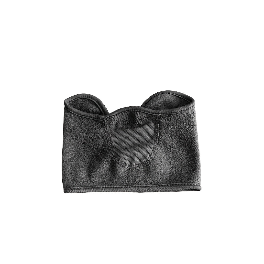 Máscara facial de invierno para hombres transpirable ajustable de poliéster para deportes al aire libre correr