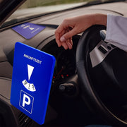 Digital Parking Timer Card Electronic Parking Sign Durable Plastic Car Accessory