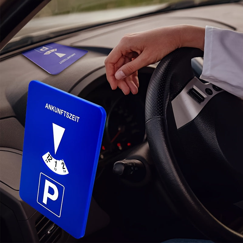 Digital Parking Timer Card Electronic Parking Sign Durable Plastic Car Accessory