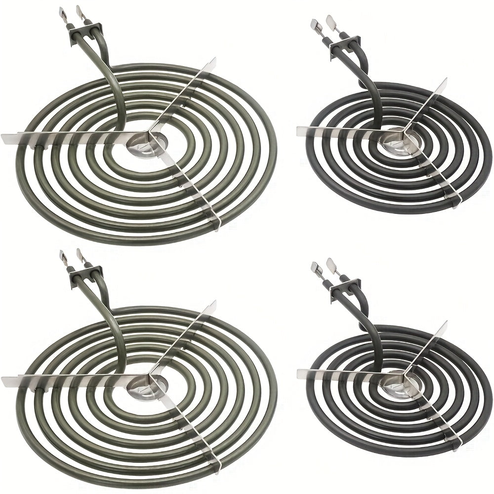 Kit de reemplazo de 4 piezas para quemadores de estufa 2 WB30M1 15.24cm 2 WB30M2 20.32cm Metal duradero