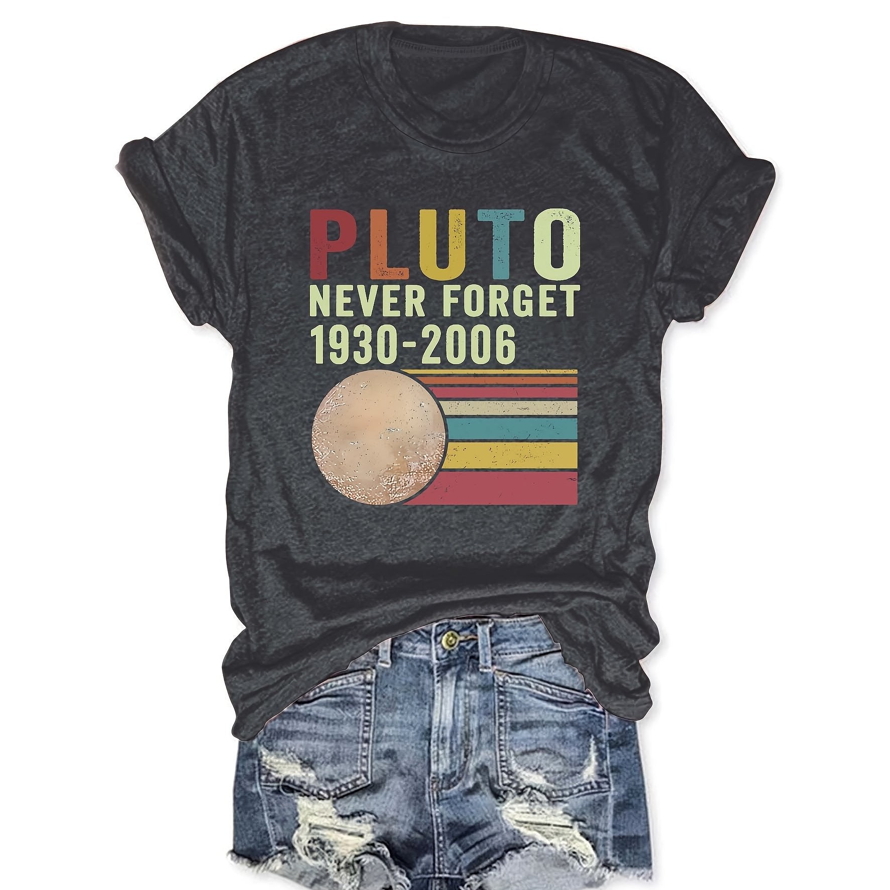 Women’s Cotton Short Sleeve Casual T-Shirt, Basic Round Neck Top