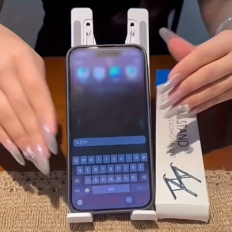 Portable ABS Laptop and Tablet Stand with Adjustable Height Foldable Non-Slip