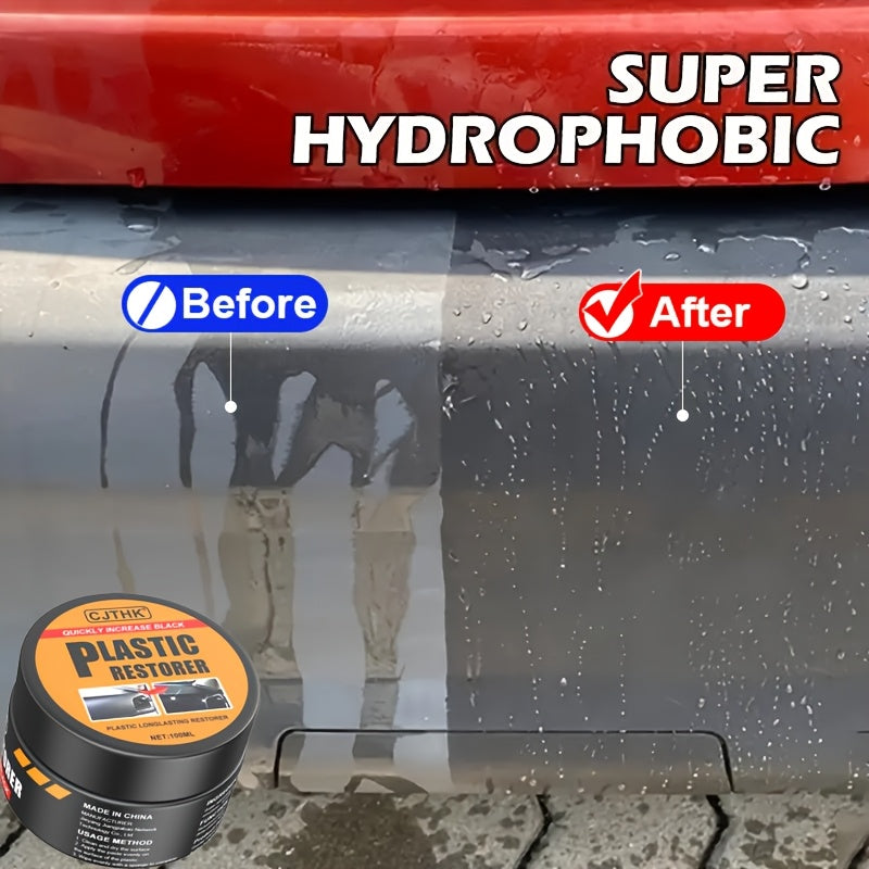 Восстановитель пластика для автомобиля, усилитель блеска панели интерьера, воск, полироль