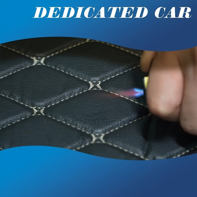 Luxury Faux Leather Trunk Mat for SUV All-Weather Durable Easy to Clean