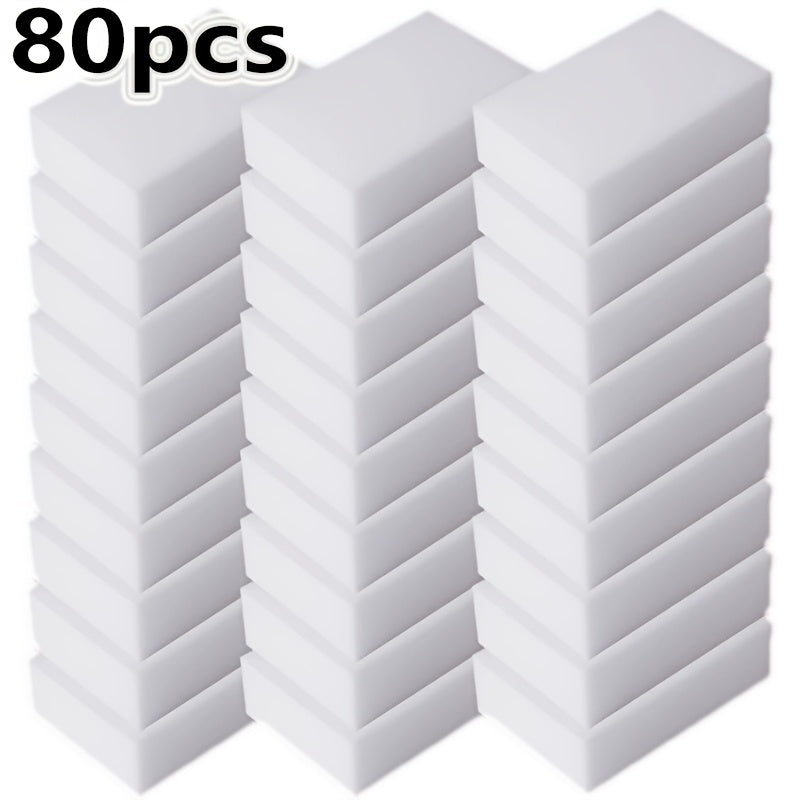 Nano Sponge Eraser Set 40/80pcs Multi-Surface Cleaning Melamine Household