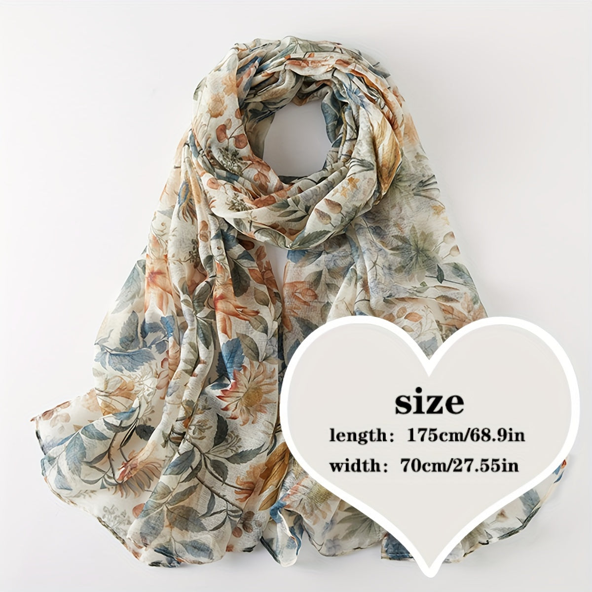 Lightweight Boho Chic Bali Yarn Scarf for Layering or Shawl Wrap