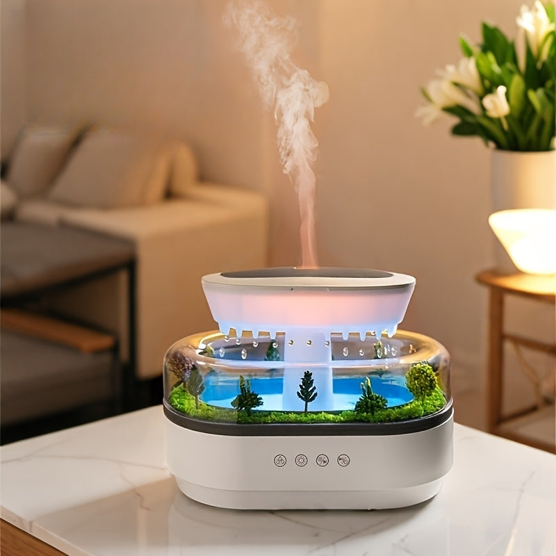 Современный белый аромадиффузор с эфирными маслами и пультом дистанционного управления