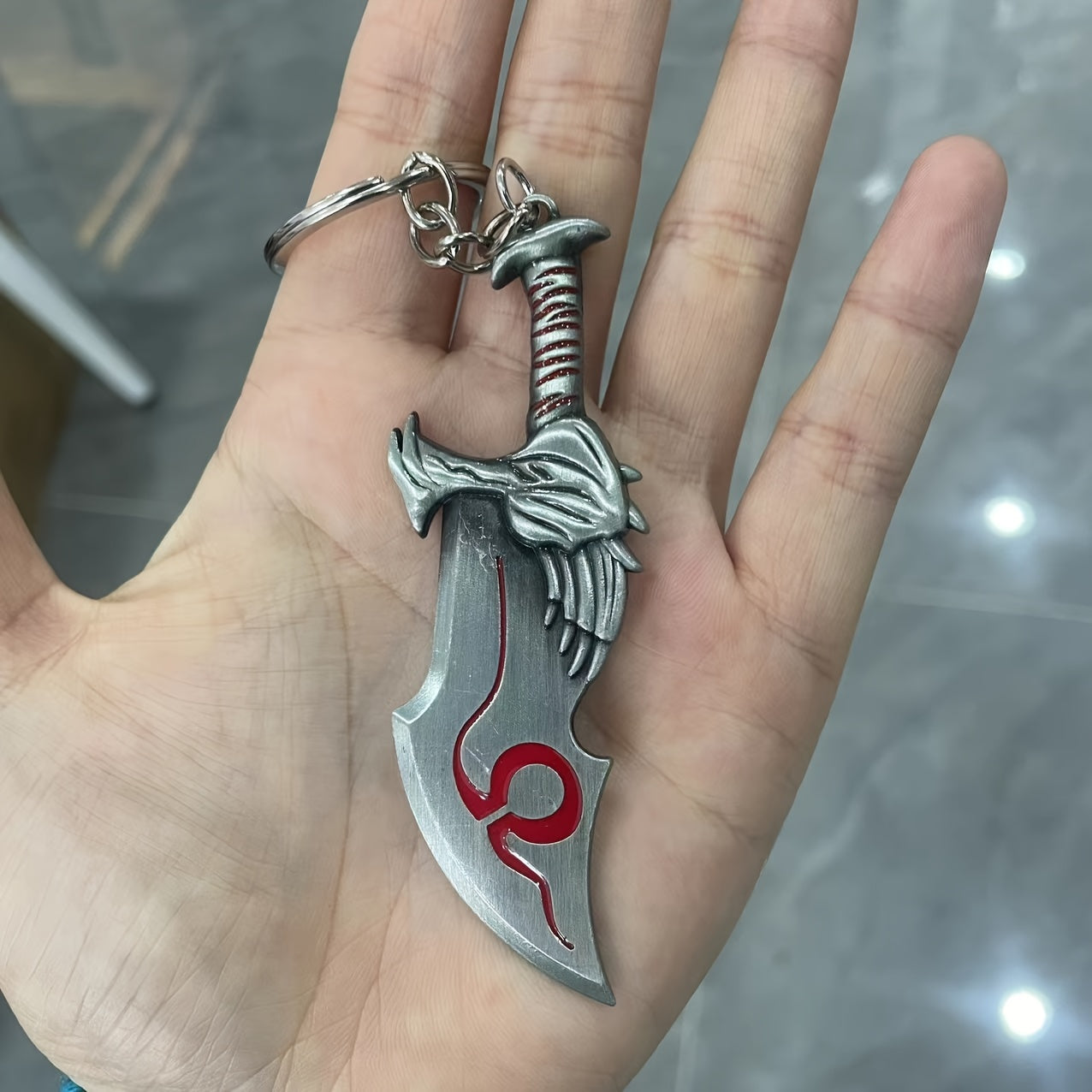 Unisex Anime Sword Keychain Plastic Decorative Cute Collectible