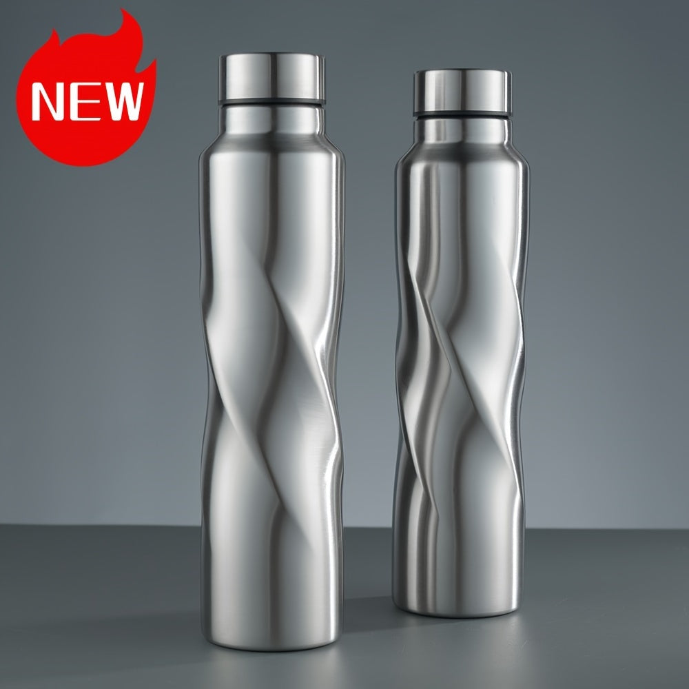 1000ML Stainless Steel Water Bottle Large Capacity Sports Flask Lightweight PVC Free
