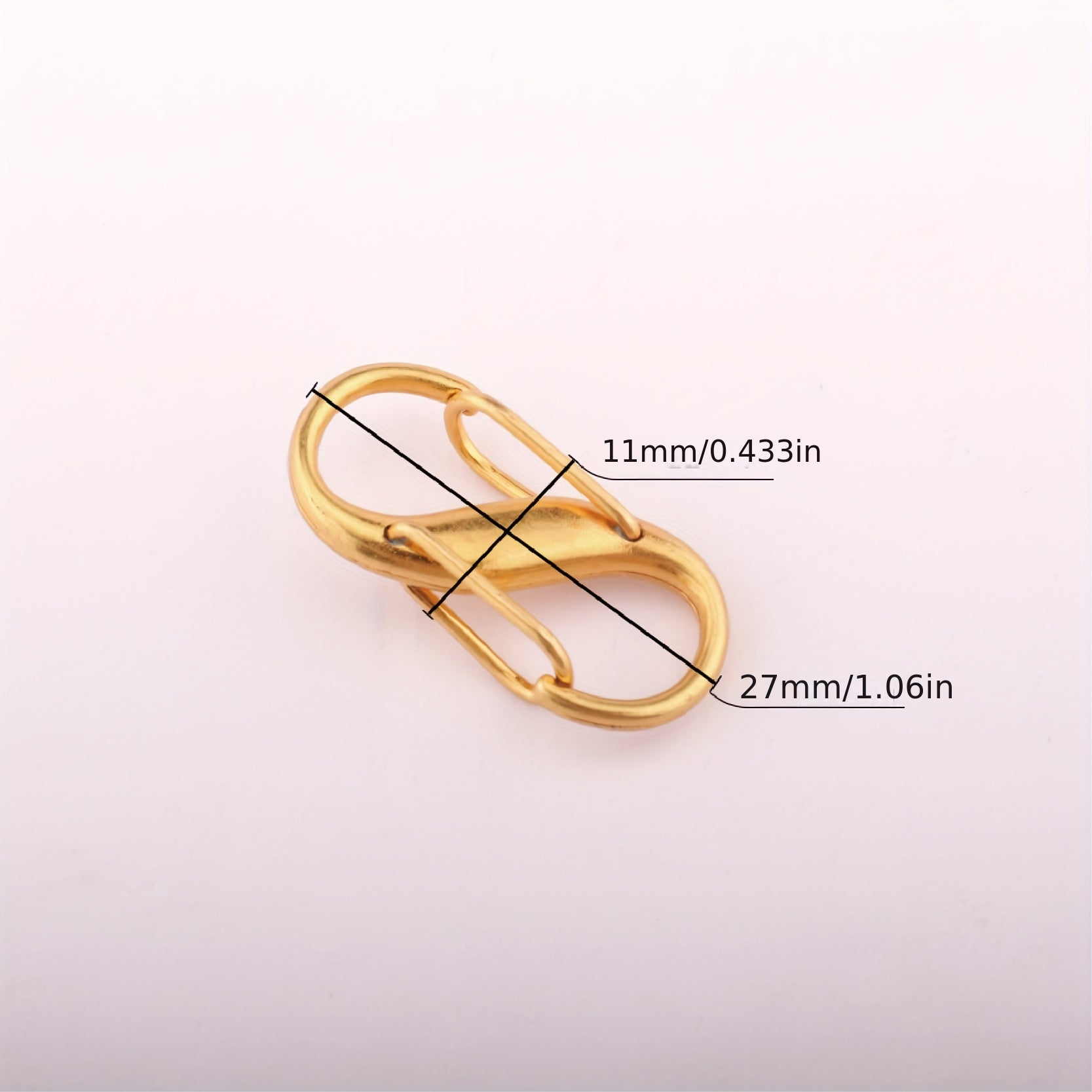 Set of 5 Alloy S-Hook Chain Adjusters for Bag Straps Metal Length Regulators