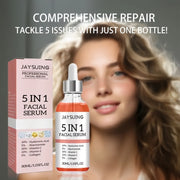 2pcs Facial Serum Set with Hyaluronic Acid Collagen Niacinamide Vitamin C E for All Skin Types
