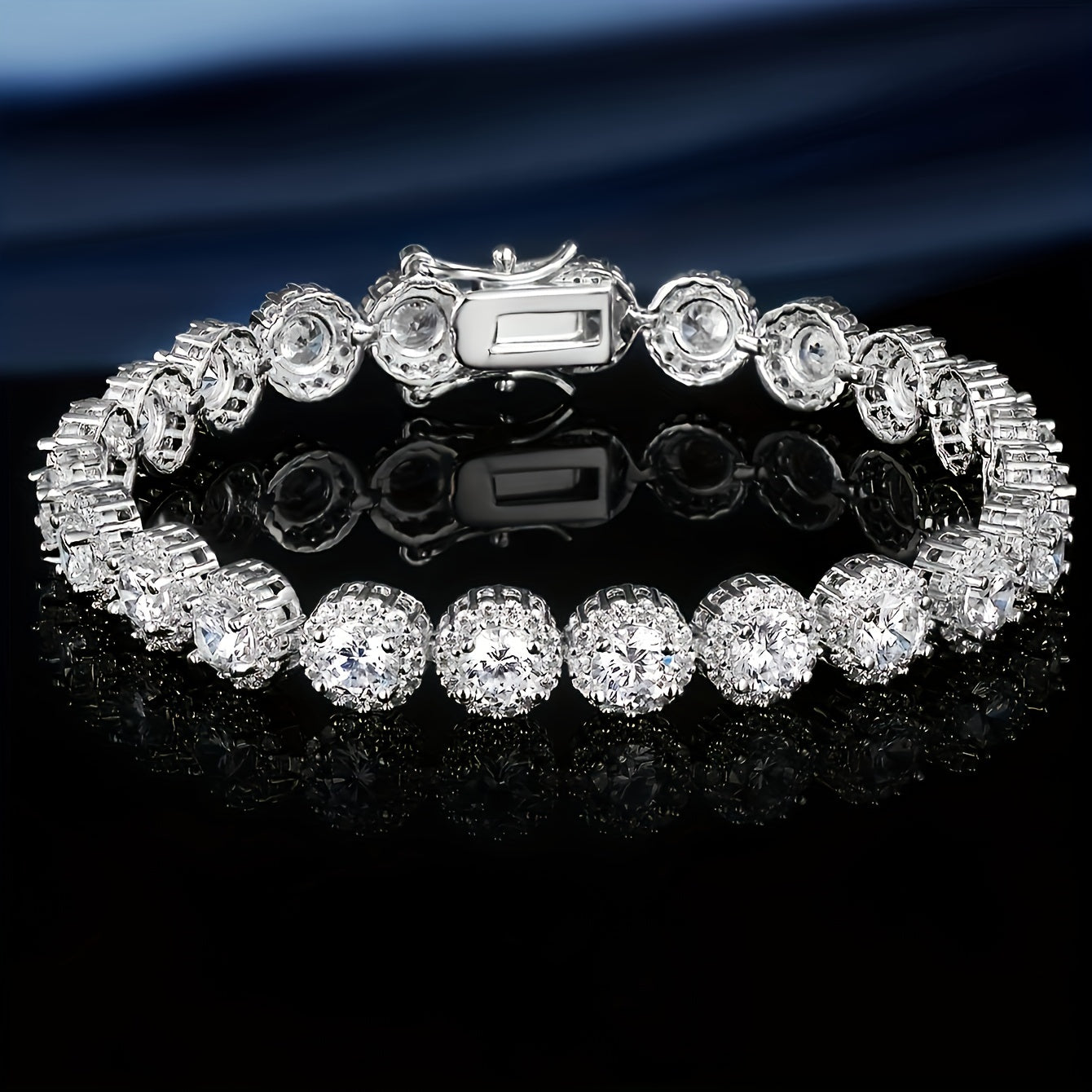 Trendy Luxury Yevropa va Amerika Koreys uslubidagi Ayollar uchun Gul Bosh Bilaguzuk, eng ko'p sotiladigan